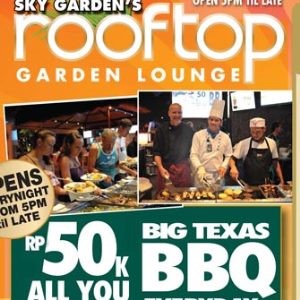 The Best Dinner Buffet in Bali for 5 Bucks – Sky Garden!